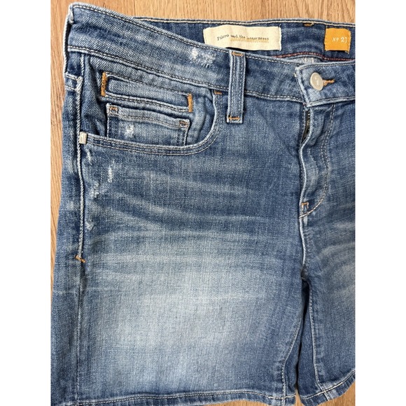Anthropologie Pilcro And The Letterpress Women's Jean Denim Shorts Size 27 - Picture 2 of 9
